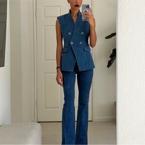 Veronica Beard Amika Denim Vest